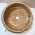 Wood grain Onyx Vessel Sink  Marble Stone Bathroom Sink Chinese Factory